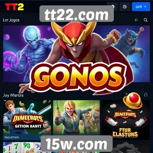 Jogos mais populares disponíveis em tt22.com